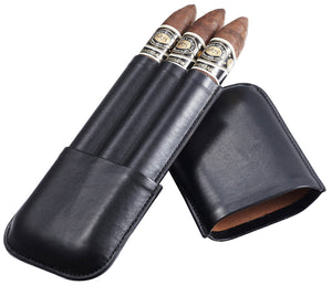 Honor Three-Finger Leatherette Cigar Case
