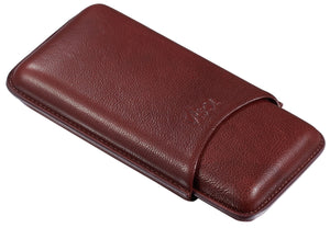 Davidoff Cigar Case XL2 Brown Leather Curing – Lighters Direct