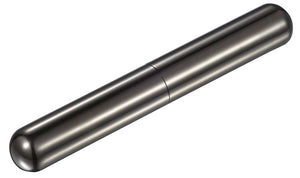 Visol Delta Gunmetal Finish Stainless Steel Cigar Tube - 1 Cigar