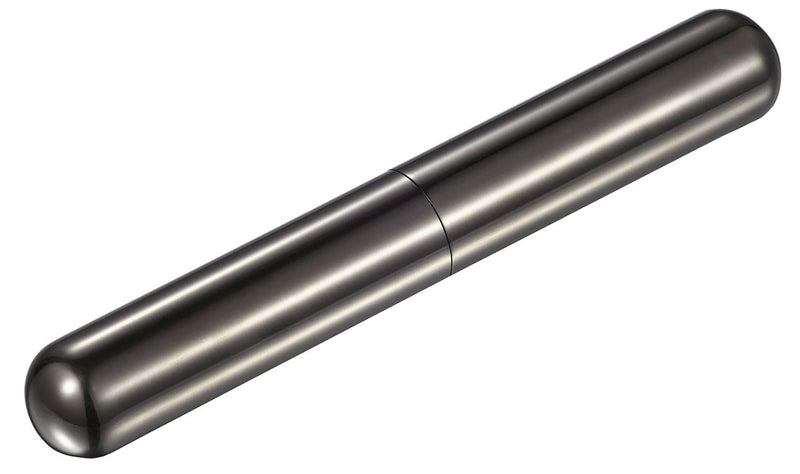 Visol Sigma Matte Black Finish Stainless Steel Cigar Tube