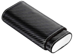 Visol Santa Fe Black Carbon Fiber Patterned Leather Case