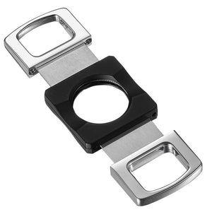 Visol Crater Matte Black  Cigar Cutter