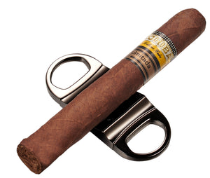 Visol Montana Gunmetal Double Guillotine Cigar Cutter