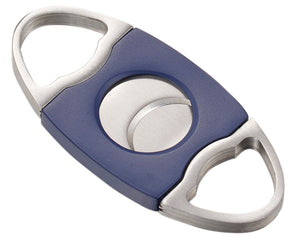 Perfecto Blue and Stainless Steel Double Guillotine Cigar Cut