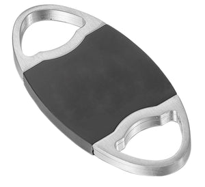 Visol Perfecto Gunmetal and Stainless Steel Double Guillotine Cigar Cutter