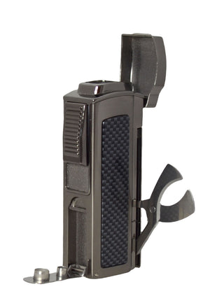 Visol Maui Quad Flame Table Lighter - Gunmetal