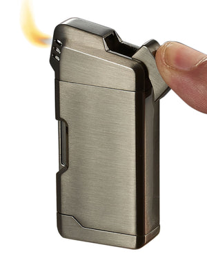 Visol Epirus Soft Flame Pipe Lighter - Gunmetal
