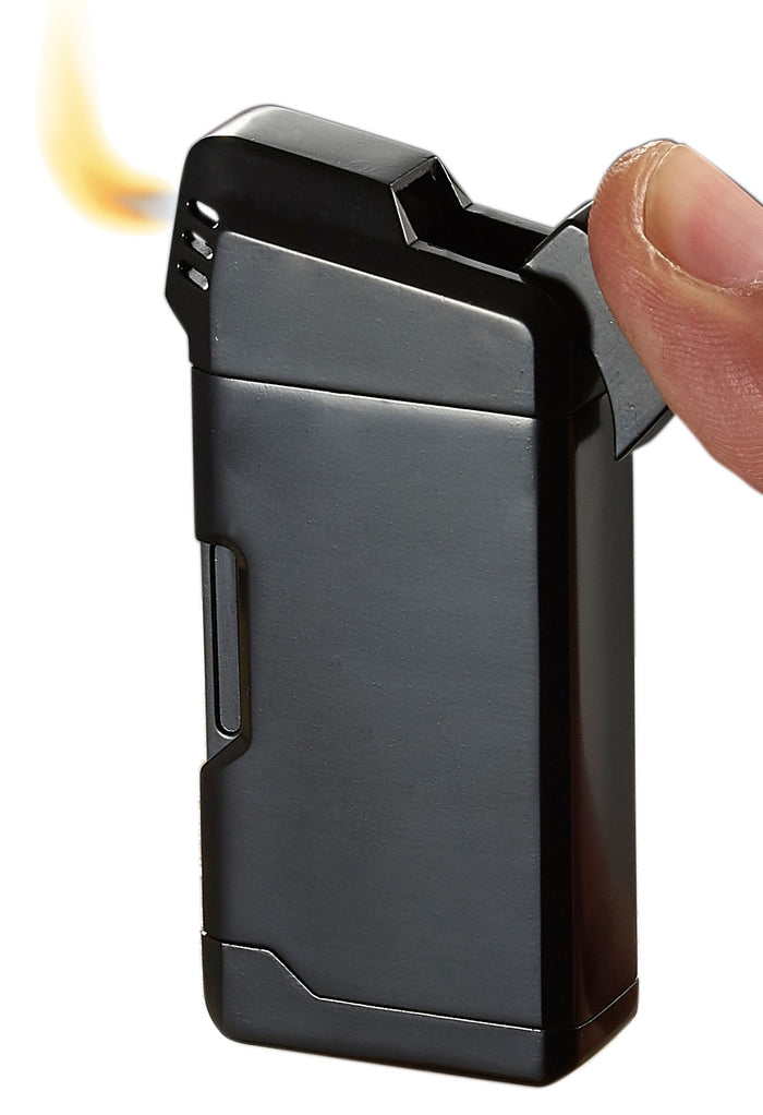 Visol Epirus Soft Flame Pipe Lighter - Black