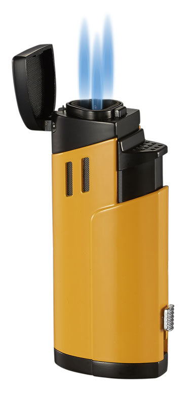 Shavano Triple Torch Cigar Lighter - Yellow