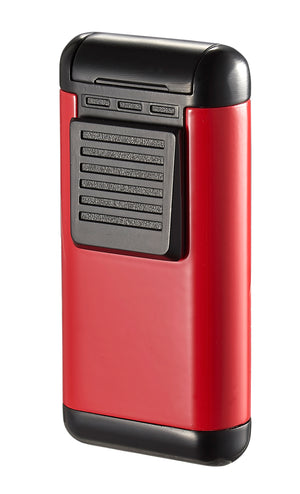 Visol Antero Triple Torch Cigar Lighter - Red