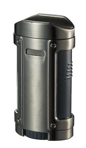 Rhino Quad Torch Cigar Lighter - Gunmetal