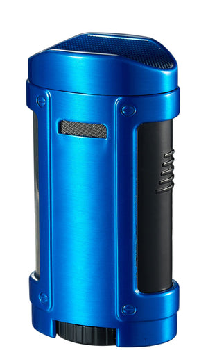 Rhino Quad Torch Cigar Lighter - Blue