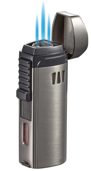Visol Gunmetal Denali & Wedge V Lighter Cutter Gift Set