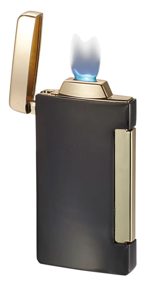 Visol Panther Flat Flame Matte Black Cigar Lighter
