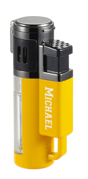 Visol Buffalo Quad Flame Lighter - Yellow