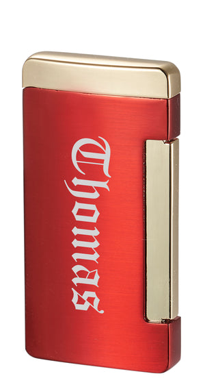 Visol Panther Flat Flame Red Cigar Lighter