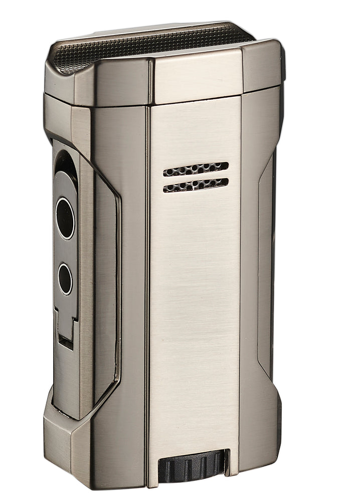 Visol Rhino 2.0 Gunmetal Quad Flame Torch Cigar Lighter