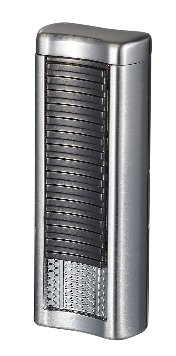 Visol Tiger Double Flame Cigar Lighter - Silver