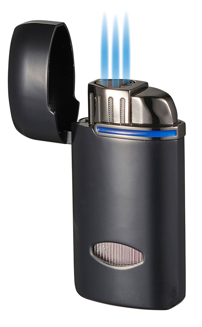 Visol Panda Triple Flame Cigar Lighter - Black