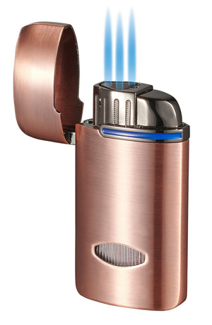 Visol Panda Triple Flame Cigar Lighter - Copper
