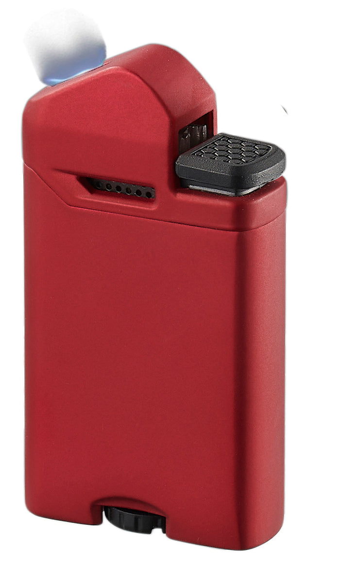 Visol Axis Flat Flame Torch Lighter - Burgundy