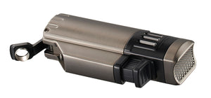 Visol Contempo Quad Flame Torch Lighter - Gunmetal