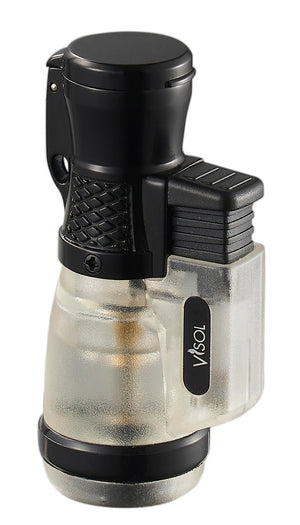 Visol Tiny Triple Flame Torch Lighter - Clear