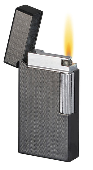 Visol Zebra Soft Flame Flint Lighter - Black