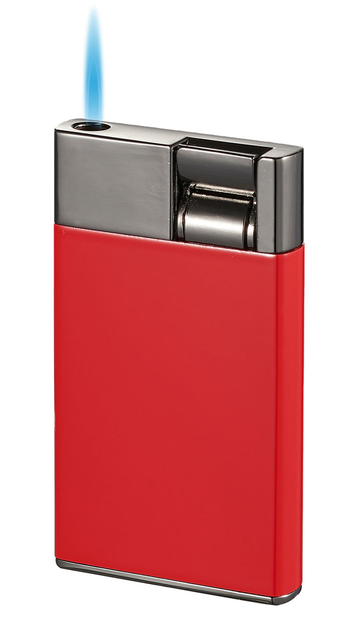 Visol Cougar Single Flame Cigar Lighter - Red and Gunmetal