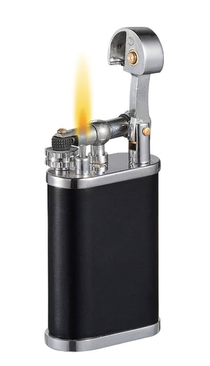 Visol Elegance Black Soft Flame Flint Lighter