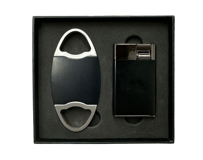 Visol Perfecto Cigar Cutter & Cougar Cigar Lighter Gift Set