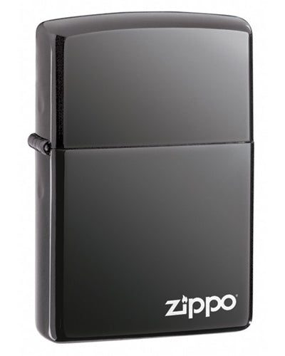 Zippo Black Ice with Zippo Logo Lighter