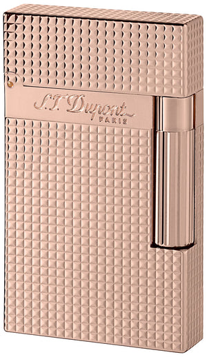 S.T. Dupont Ligne 2 Rose Gold Diamond Head Lighter