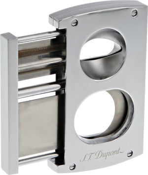 S.T. Dupont Chrome Double Blade and V-Cut Cigar Cutter