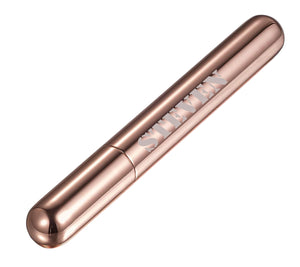 Visol Sigma Rose Gold Finish Stainless Steel Cigar Tube