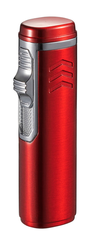 Visol Legion Single Torch Flame Cigar Lighter - Matte Red
