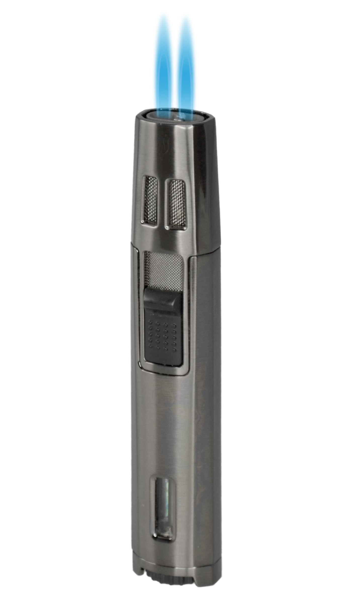 parallel øjeblikkelig undergrundsbane DuoJet Double Torch Pen Cigar Lighter - Gunmetal – Lighters Direct