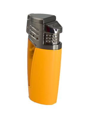 Visol Pyramid Triple Flame Cigar Lighter - Yellow