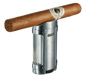 Rhino Quad Torch Cigar Lighter - Chrome