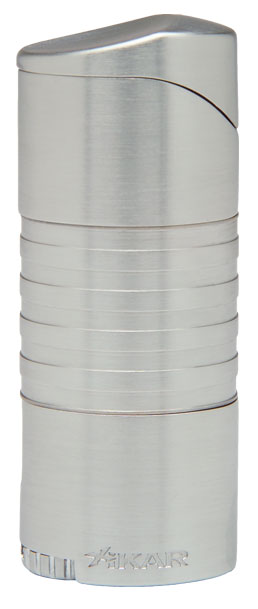 Ellipse III Silver Triple Jet Lighter