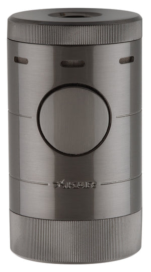 Xikar Volta Quad Flame Gunmetal Table Lighter