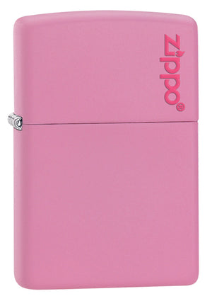 Zippo Pink Matte with Zippo Logo Lighter