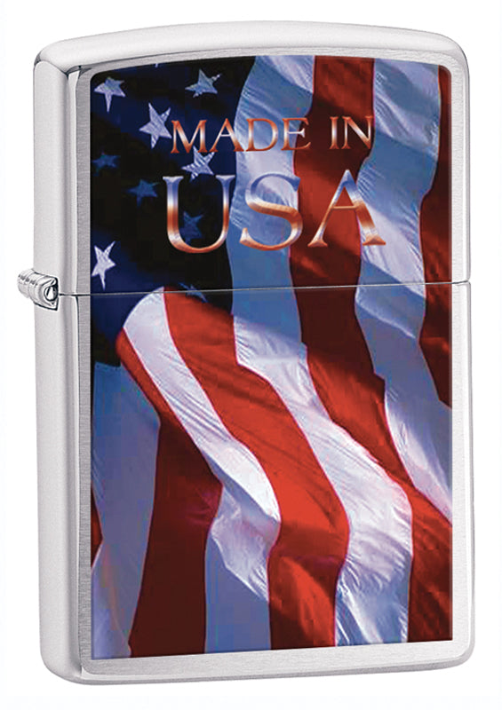 Zippo Made in the USA Flag Lighter